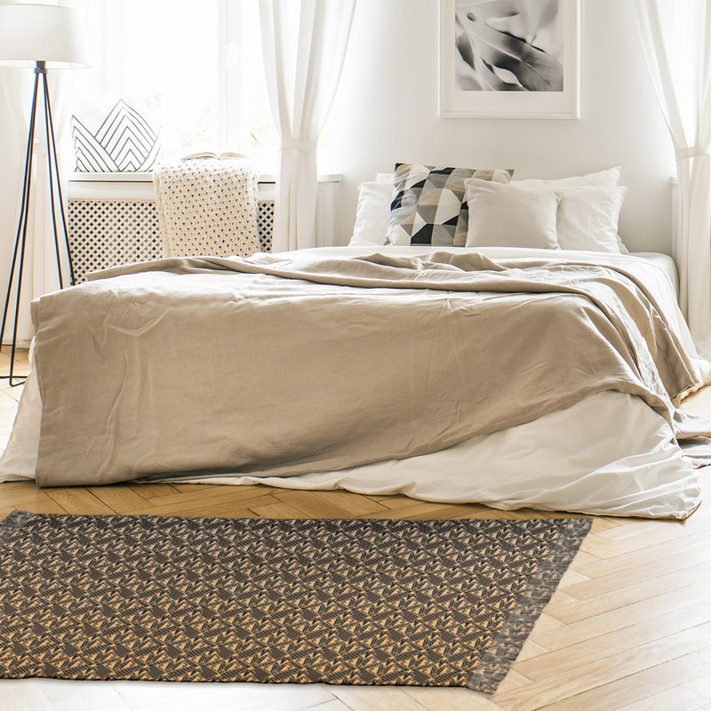 Tapis noir/jaune art déco classic Mcguigan, Non