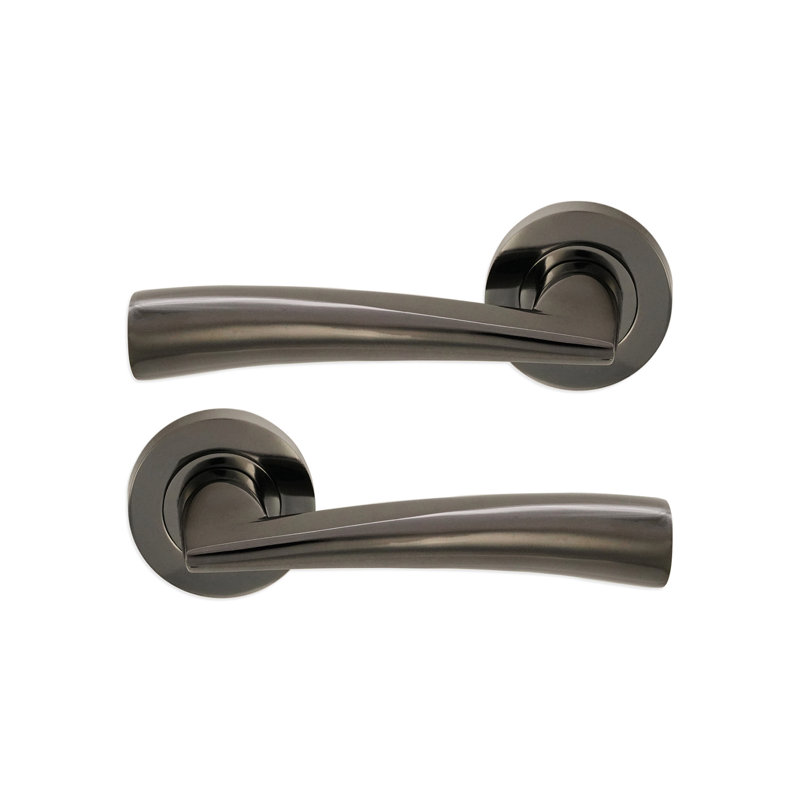 Leygo Lever on Rose Black Nickel