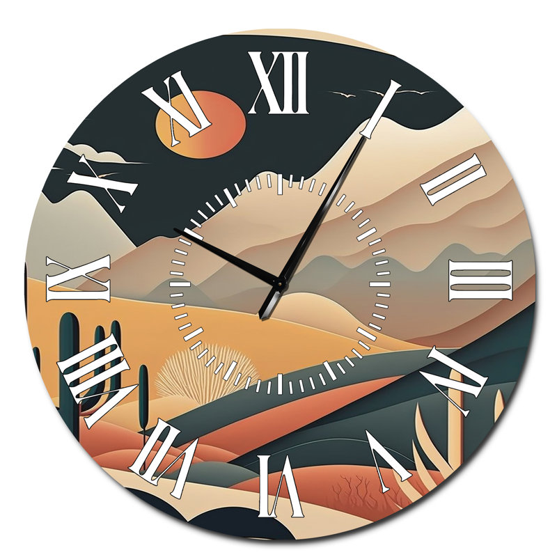 Pleine lune sur l'horloge murale, Surdimensionné