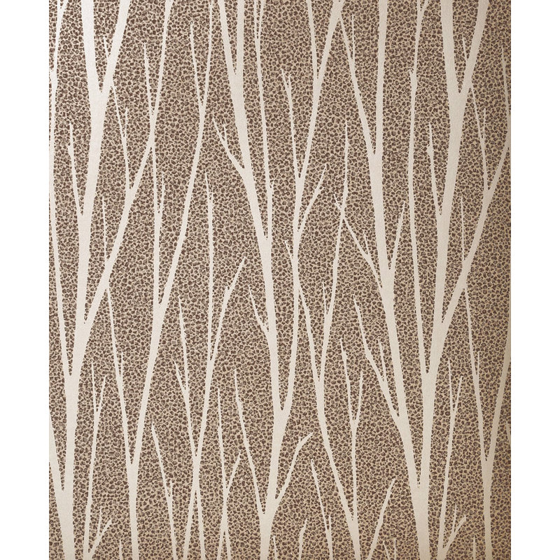 Floral Roll, Metallic Champagne/Copper Glitter