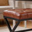 Tabouret en similicuir l 15,5 po-313794728