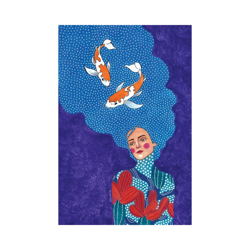 Giving Me A Reason To Stay by Hülya Özdemir - Wrapped Canvas Print, 20.32 cm H x 30.48 cm W
