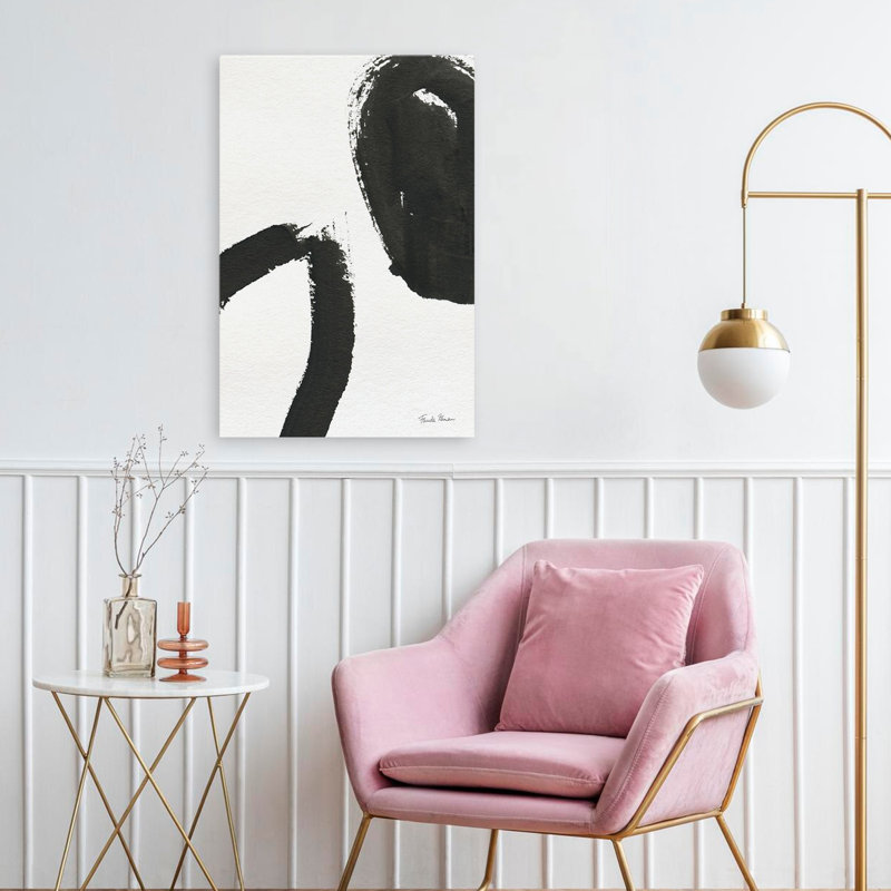Moderne et contemporain et encre moderne II, H 24 po x l 16 po