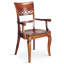 Mont Blanc Solid Wood Arm Chair