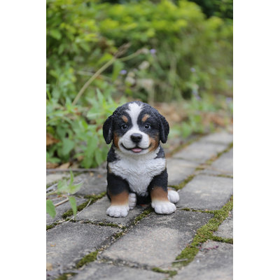 Bernese Mountain Dog Puppy Statue