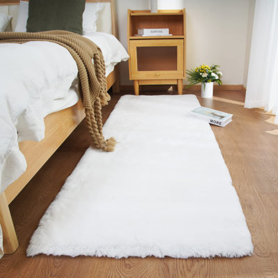 Perlena Faux Fur Washable Indoor Rug