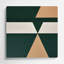 Minimalisme 53, art mural vert en métal-211931532