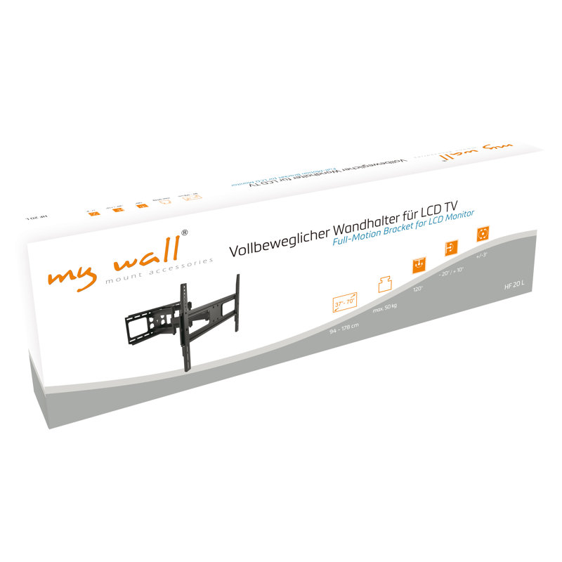 Symple Stuff Single Screen Wall Mount