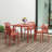 4-Person Outdoor Square Dining Set-2127551902
