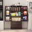 Garde-manger H 47,2 po avec 2 tiroirs et 3 tablettes Bayview Elinna-723015586