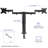 Vivo Multi-Screen Desktop Mount