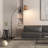 Inlight 66" Modern Arc Floor Lamp，Black Marble Base，Bulb Not Included-1268974023