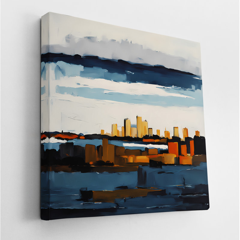 Island Skyline, 24" H x 24" W