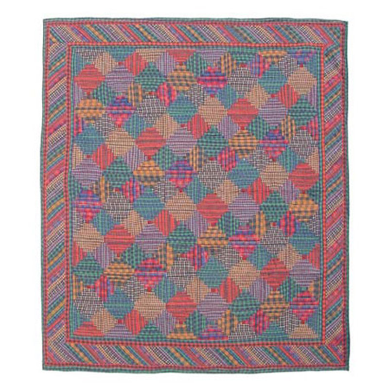Tartan Log Cabin Cotton Duvet Cover