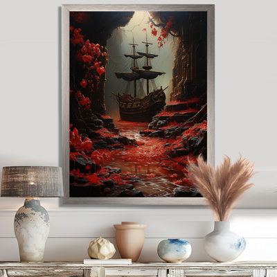 «Buccaneer Rogues Ship - Pirate», art sur toile