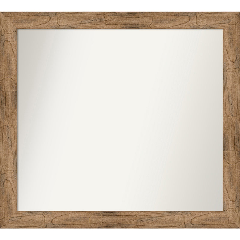 Timmy Solid Wood Wall Mirror, 37.5" x 41.5", Rectangle