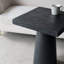 Table d'appoint carrée avec base piédestal
