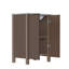 Armoire de salle de bain au sol, jumelée à un lavabo en céramique, installation en 1 minute, pliable et facile à transporter-133039447