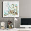 Toile tendue avec châssis bleu I-Premium Gallery - prêt à accrocher-1993082929