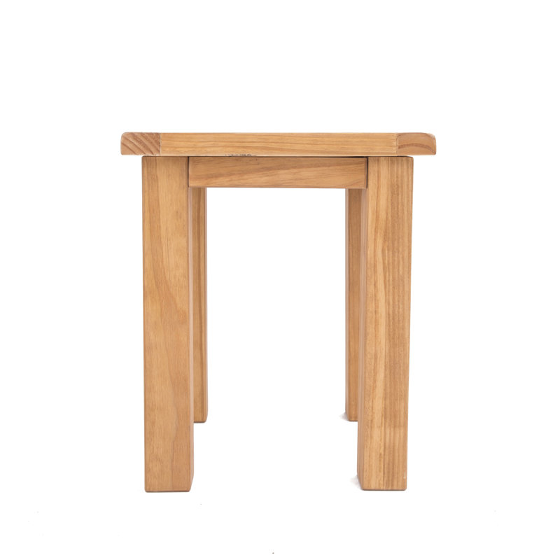 Pompey End Table, Waxed