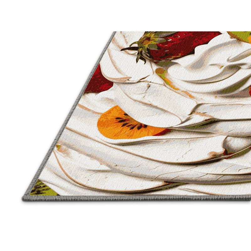  Tapis lavable Pavlova Desserts, Rectangulaire 8 pi x 12 pi