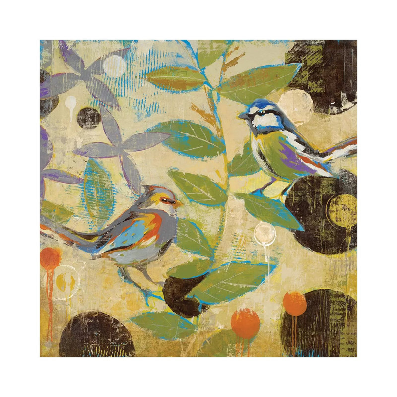 Flew The Coop II by Liz Jardine - Wrapped Canvas Painting, 30.48 cm H x 30.48 cm W
