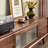 Elegant Black Walnut TV Stand-106571710