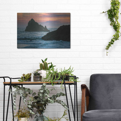 «Sunset Island», art mural en métal