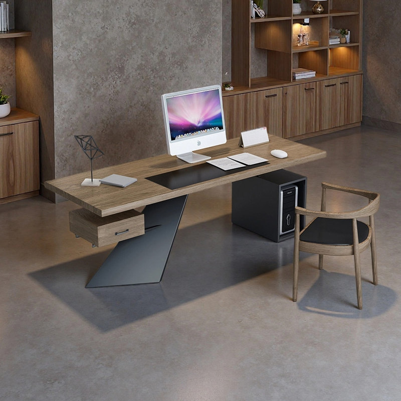 Bureau de style nordique, H 29,53 po x l 70,87 po x P 27,56 po