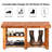 5 Pair Solid Wood Shoe Rack