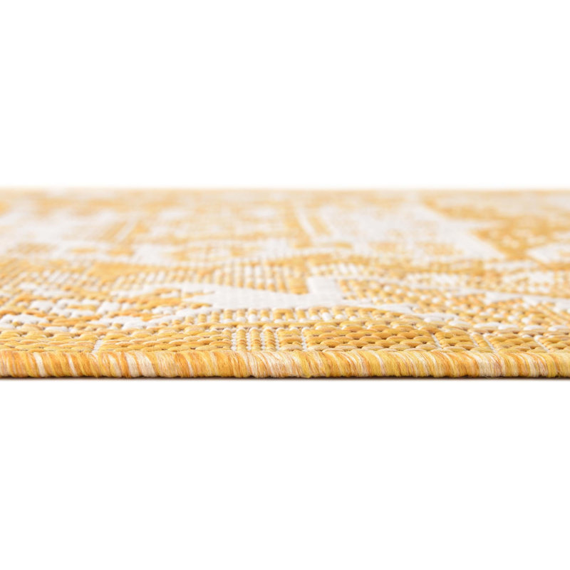 Outdoor Chand Area Rug Sunshine Color, Runner 2' x 6'
