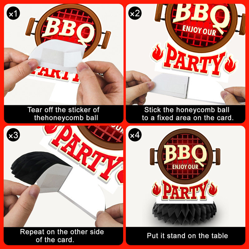 BBQ Party Supplies, Summer BBQ Centerpieces