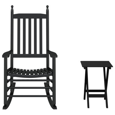 Porras Solid Wood Rocking Chair