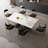 9-Piece 110.23" W Extendable Sintered Stone Dining Set-293607985-297633138