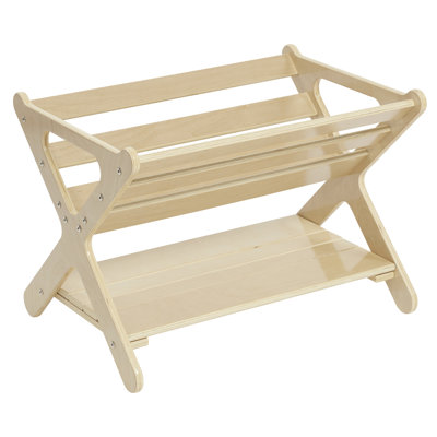 ECR4Kids Book Caddy with Shelf, Bookshelf with Storage by ECR4Kids