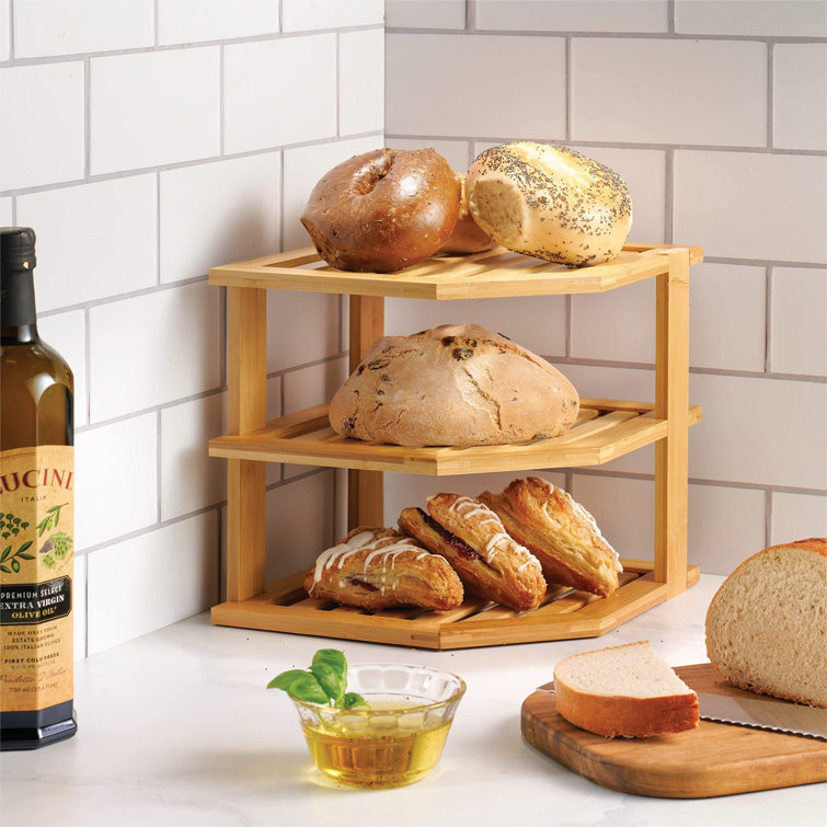 Bamboo Spice Rack, 3 Tier Bamboo Spice