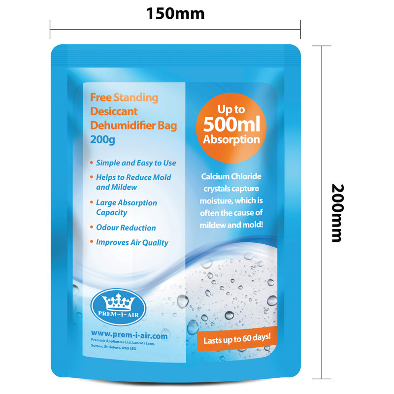 STANDING DEHUMIDIFIER BAG 200g (10Pack)