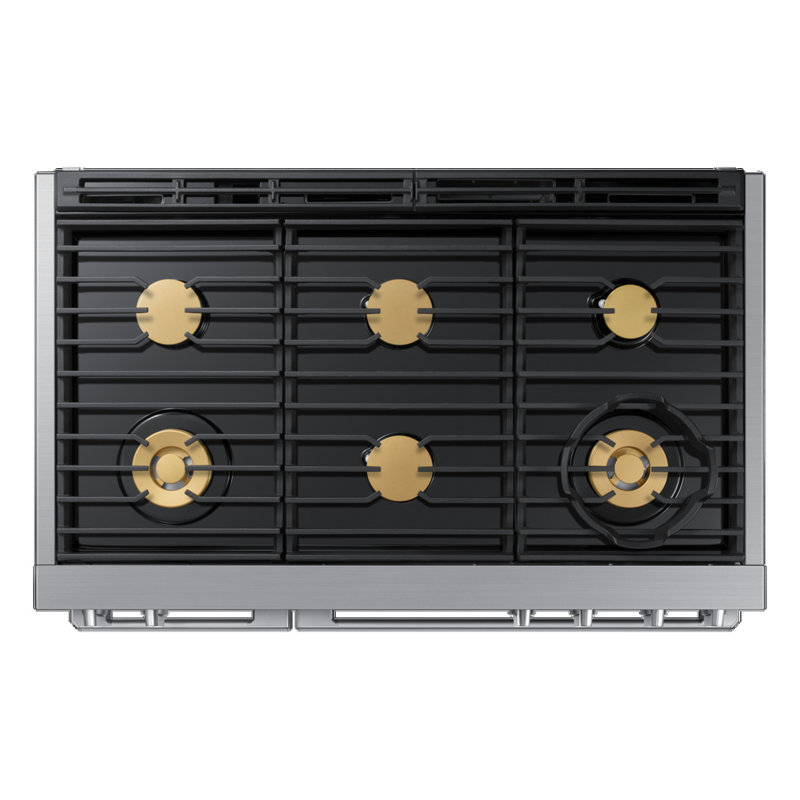 48" Pro-Range 6 Burners, Transitional, Silver, Natural Gas/Liquid Propane