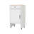Robot Vacuum Stand Cabinet With Wheels, Sweeping Robot Storage Rack With Doors And Drawers, Side Table For Living Room, Home Office, Kitchen-Antique White
