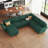 Nairoby Modular Corduroy Sectional with Storage -208434397