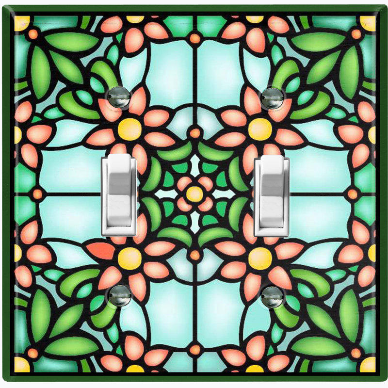 Landscape & Nature 2 - Gang Toggle Light Switch Standard Wall Plate