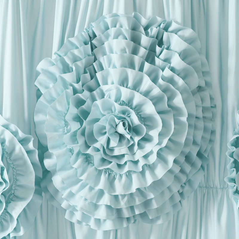 Serena Shower Curtain, Spa Blue