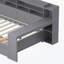 Lit de jour en bois avec tablettes de rangement-2121644856