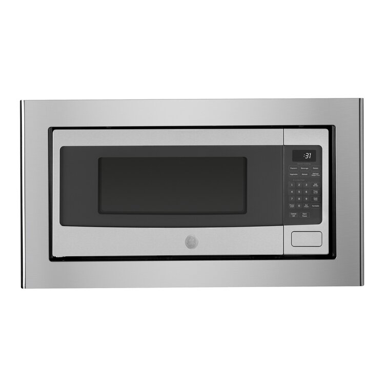 GE Appliances 1.6 Cu. Ft. Countertop Microwave Oven with Sensor Cooking  Controls in Stainless Steel