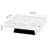 Square solid wood end table-106775980