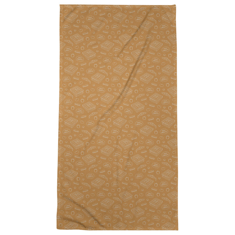 Katelyn Elizabeth Cotton Blend Bath Towel, Light Orange