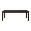 Table de salle à manger classique classique avec mobilier de salle à manger rectangulaire en bois amovible