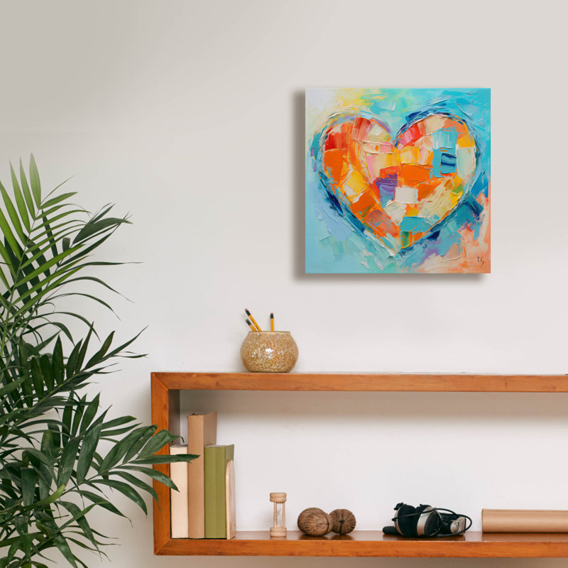 «Colours of Emotion» d'Ivan Guaderrama, H 12 po x l 12 po x P 0,75 po