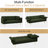 70.1 "Futon Sofa Bed, Convertible Double Sofa Bed With Folding Armres For Living Rooms And Small Spaces-1404820129