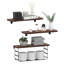 Ensemble de 3 tablettes flottantes pour la décoration murale